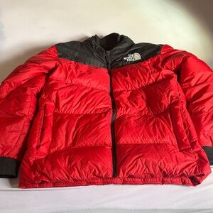 The North Face Red and Black Insulated Jacket